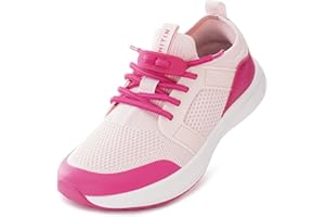 WHITIN Little/Big Kids Wide Toe Box Tennis Shoes + Zero Drop + Slip On Sneaker for Boys/Girls