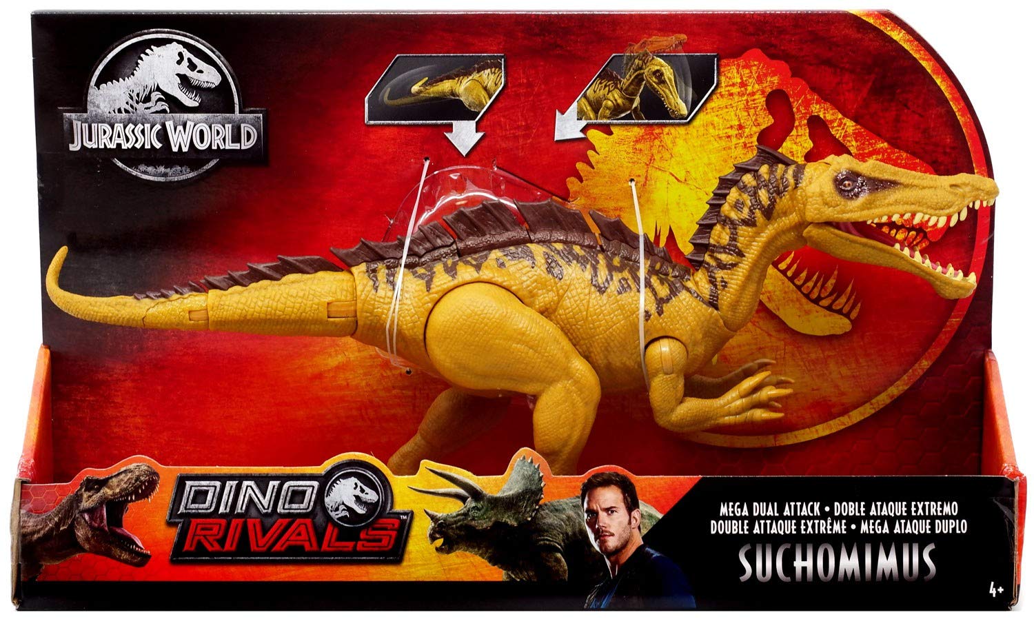 JURASSIC WORLD MEGA DUAL ATTACK Suchomimus