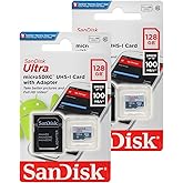 SanDisk 128GB X2 (256GB) MicroSD HC Ultra Uhs-1 Memory Card