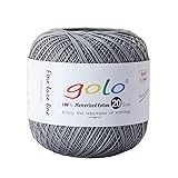 golo Crochet Thread Size 20 Yarn for Hand Knitting