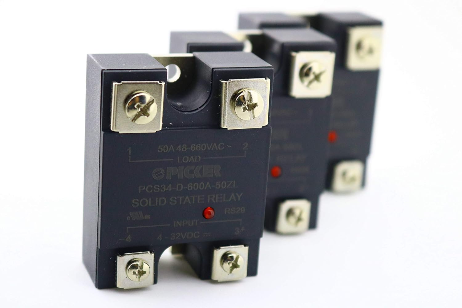 48660 VAC Zero Crossing Output Hockey Puck Solid State Relay with LED