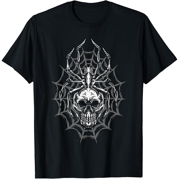 Amazon.com: Spider in the spider web T-Shirt : Clothing