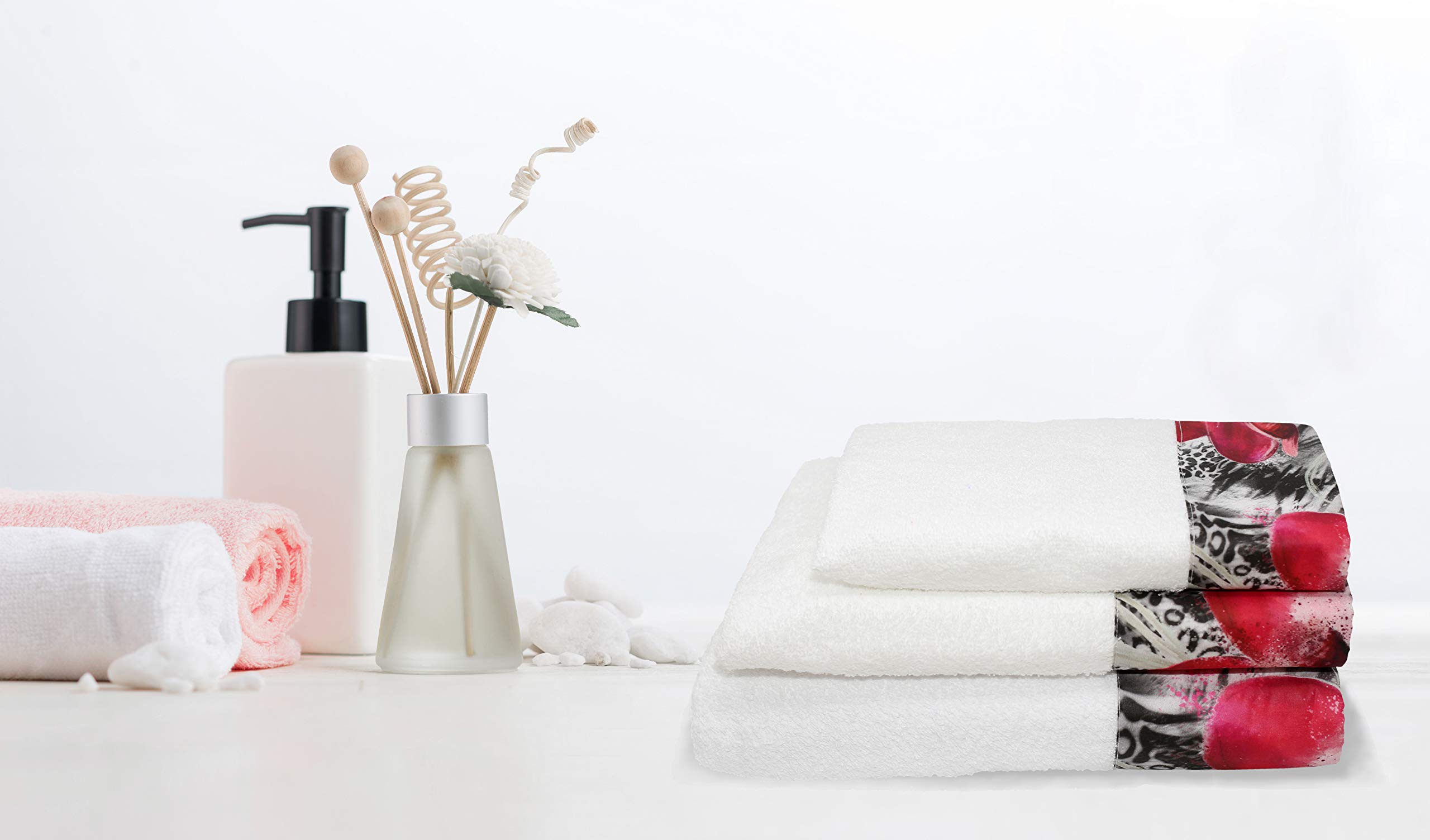 Sogni e Capricci MB Soft Towels Set 1+1, 100% Cotton, MB09, 40X60cm + 60x100cm