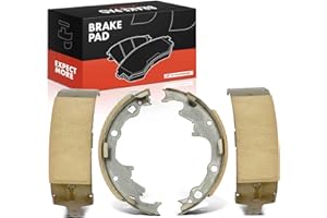 A-Premium Rear Ceramic Drum Brake Shoes Set Compatible with Select Jeep, Dodge, Chrysler, Plymouth Models - Wrangler, Cheroke