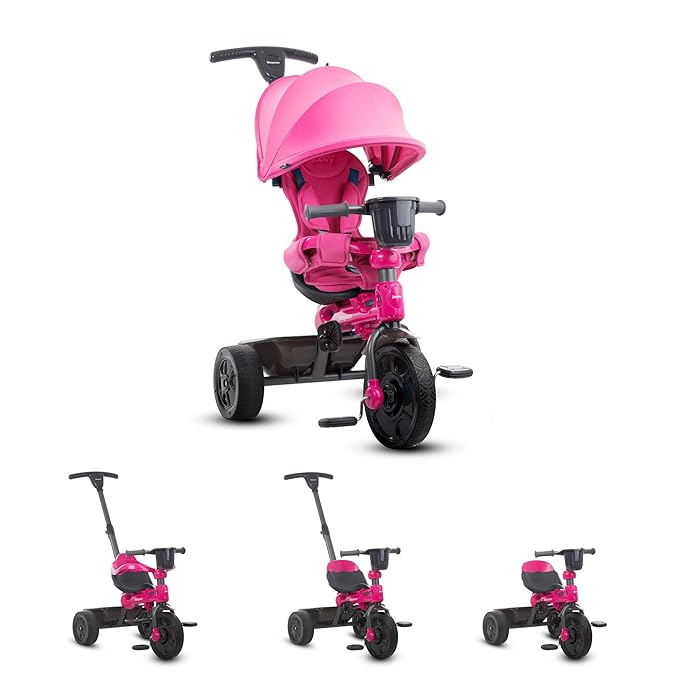 push along trike pink