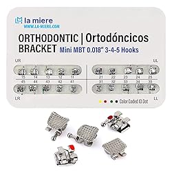 20PCS Teeth Model Braces, Typodont Brackets, 0.018