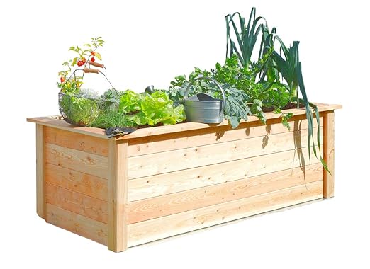 Jardinera de Madera Maciza de Veggie - En Las montañas Alerce ...