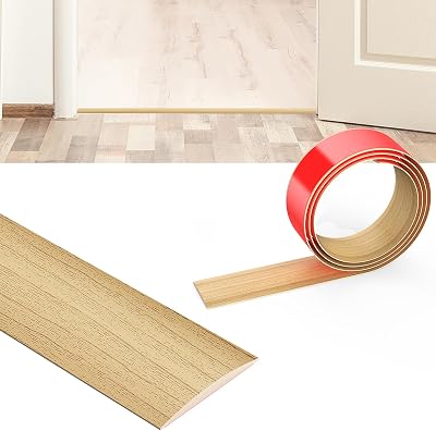Flintronic Oak Grain 1.2M Laminate Threshold Transition Strip 4cm PVC