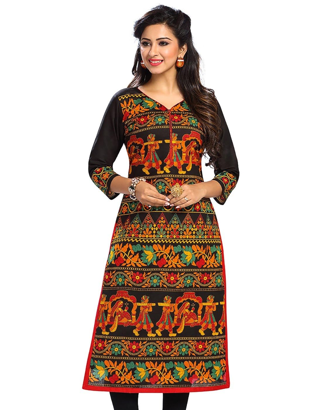 jevi prints women's unstitched kurti material