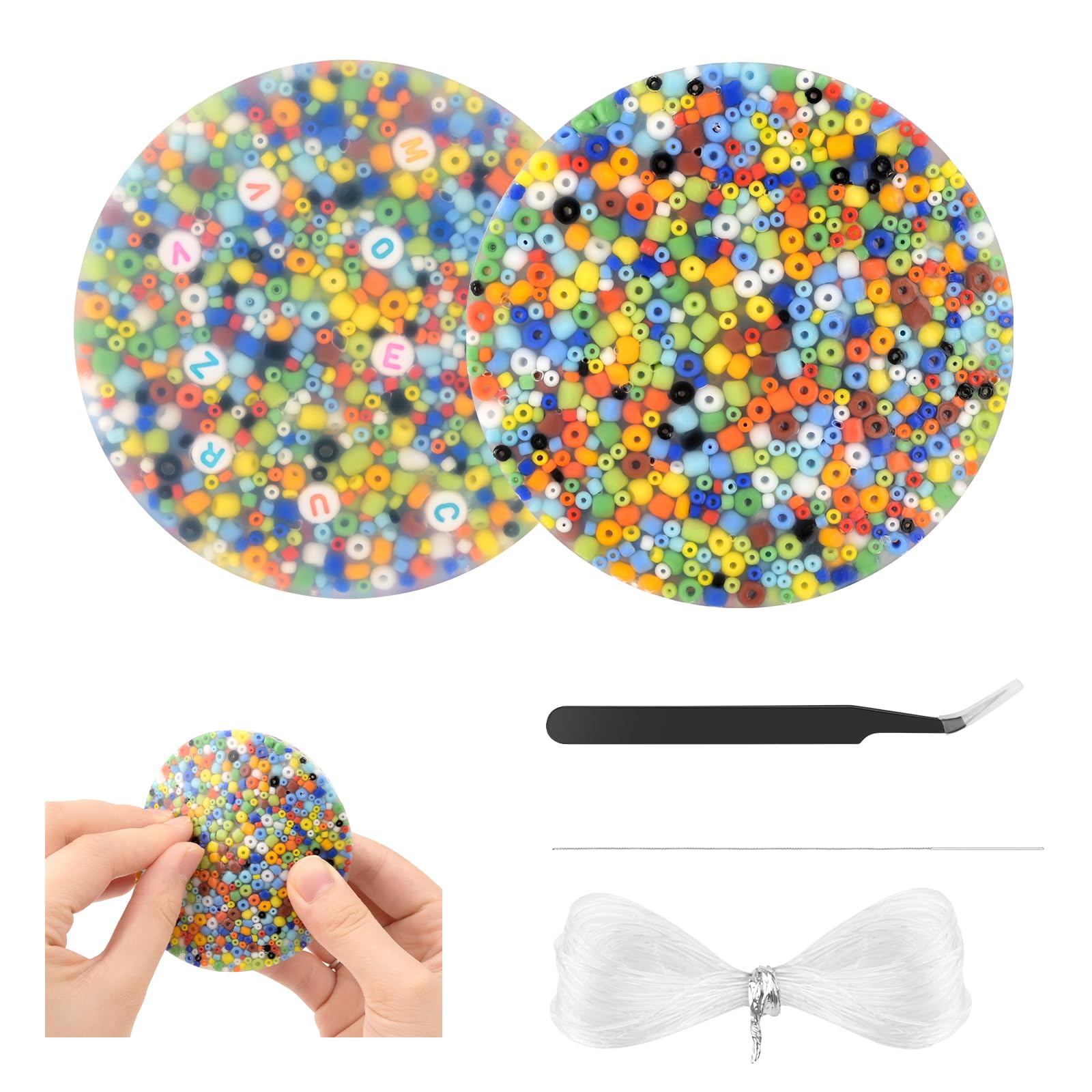 BOUBONI Picking Pad 2 Pack Skin Picking Fidget Toys Sensory Pick Pads Toy for ADHD Dermatillomania Trichotillomania Anxiety Stress Relief for Adults and Kids (Mixed Colors) — image 1