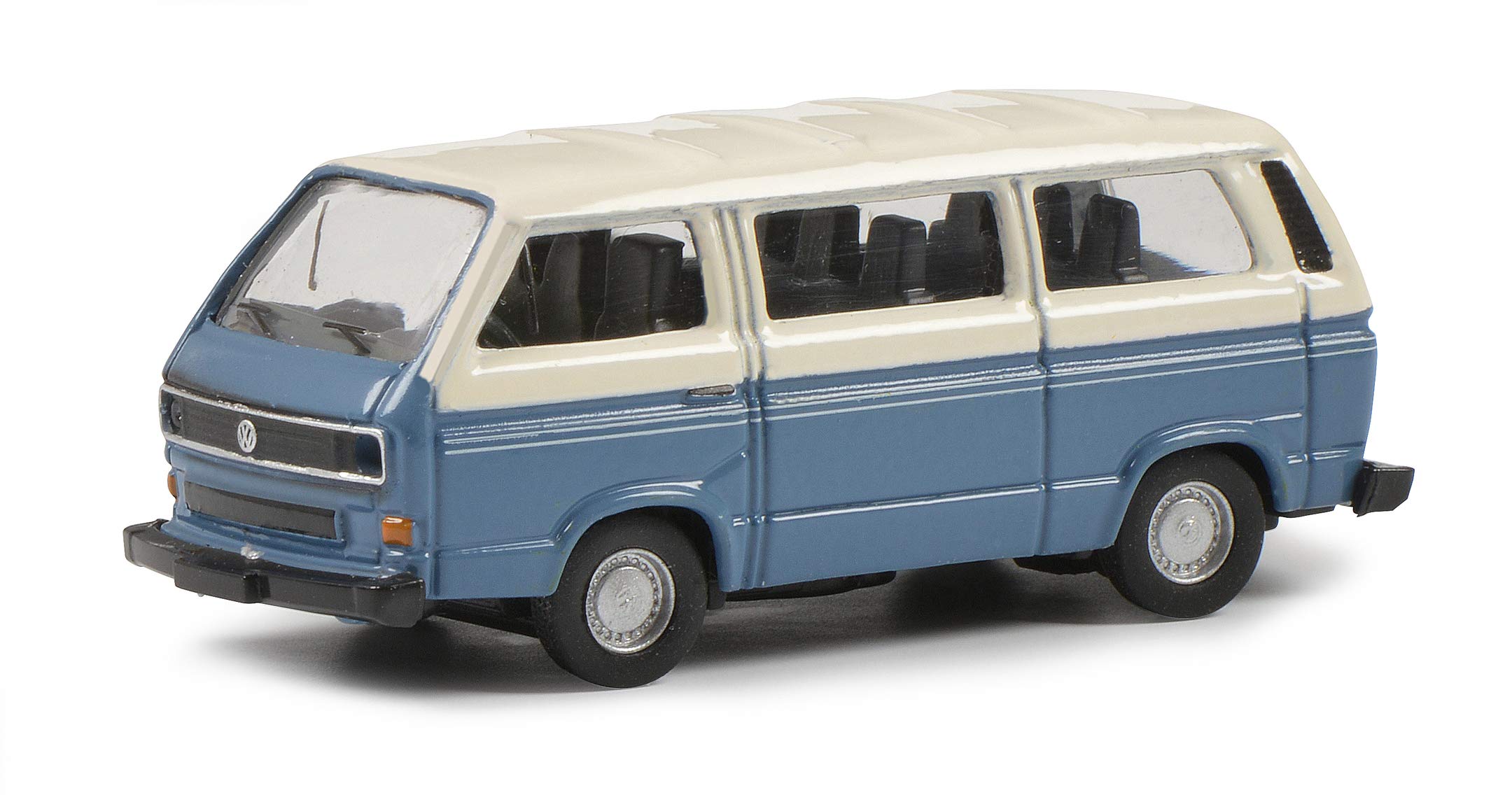 Schuco 452650900 VW T3a Bus L Model Car 1:87 Scale Blue/White Version
