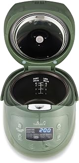 Yum Asia Panda Mini Rice Cooker 3.5 Cup Ninja Ceramic Bowl FuzzyLogic view 5
