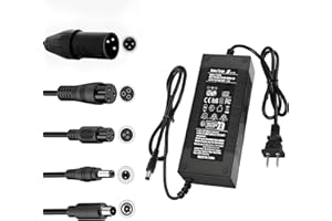BROKEIR 24V 2A Electronic Scooter Battery Charger - Ideal for Jazzy Power Chair, Pride Mobility, Elite Traveller and More. Compatible with Go-Go Elite Traveller SC40E/SC44E