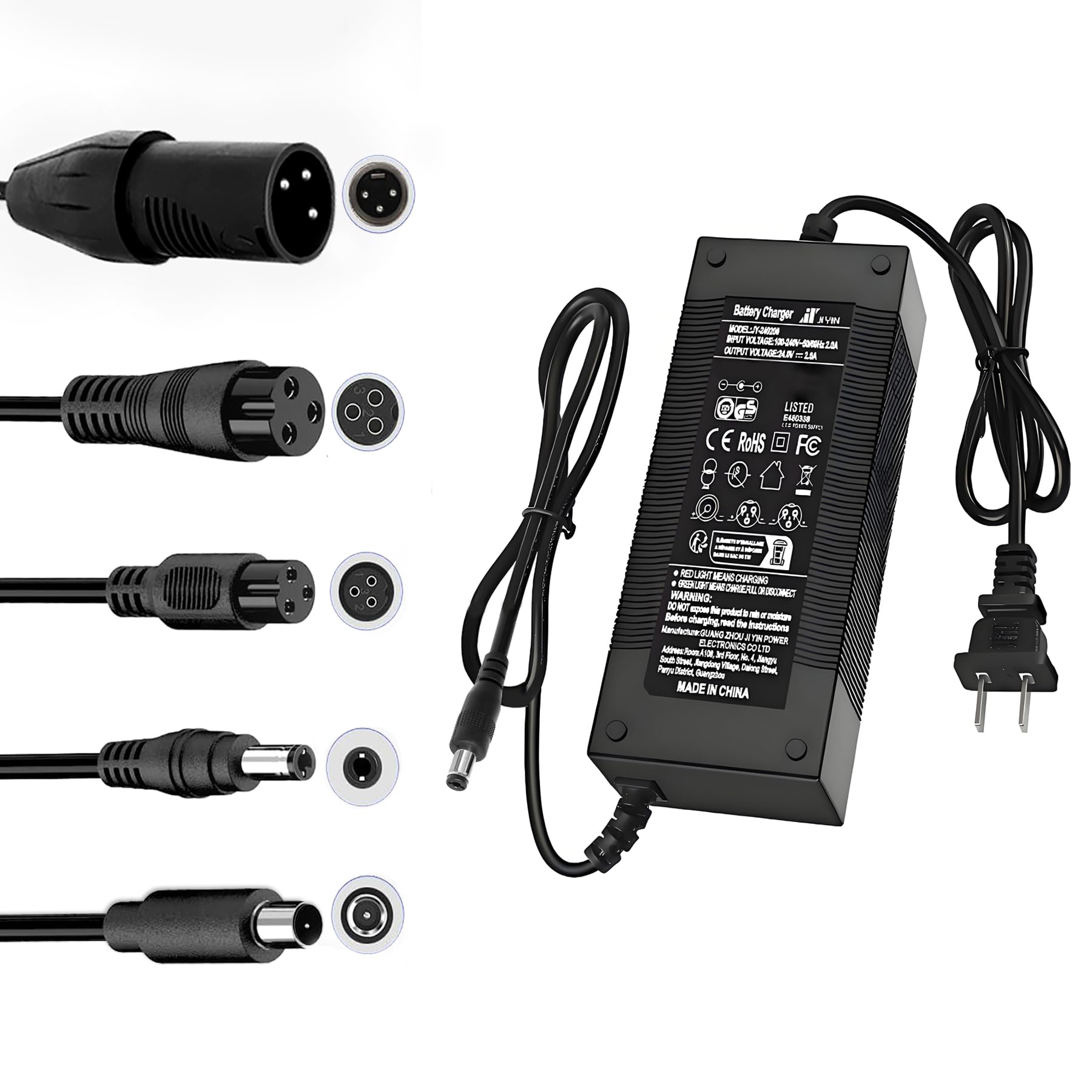 Photo 1 of 24V 2A Electronic Scooter Battery Charger - Ideal for Jazzy Power Chair, Pride Mobility, Elite Traveller and More. Compatible with Go-Go Elite Traveller SC40E/SC44E