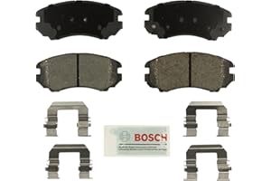 Bosch BE924H Blue Disc Brake Pad Set with Hardware for Select Hyundai Azera, Elantra, Sonata, Tiburon, Tucson; Kia Amanti, Ma
