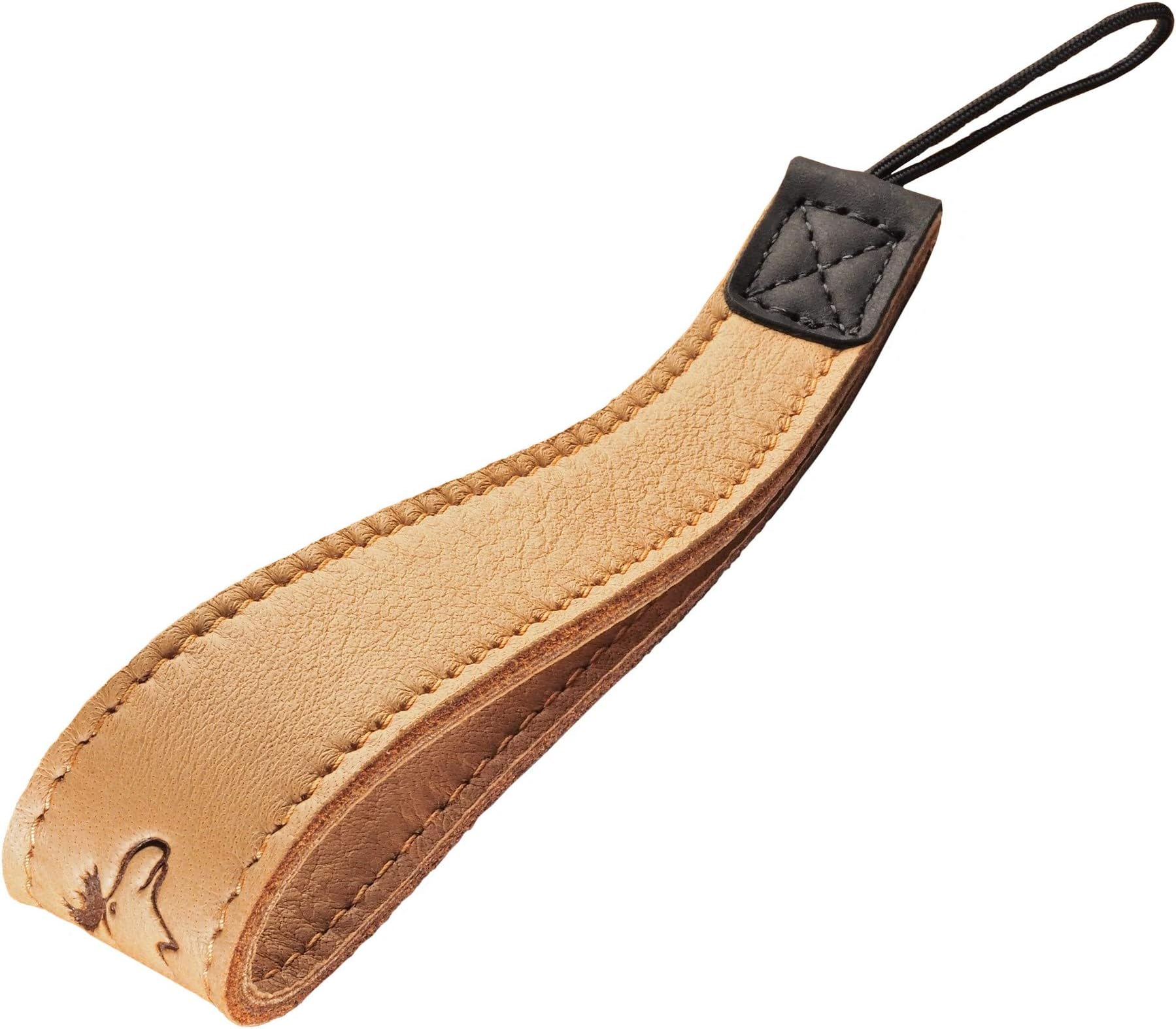 Eddycam Sling-1 Elk Skin Leather Wrist Strap - Natural/Natural - 1303