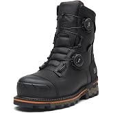 Timberland PRO Men's Boondock BOA 8 Inch Composite Safety Toe Waterproof Puncture Resistant Boots