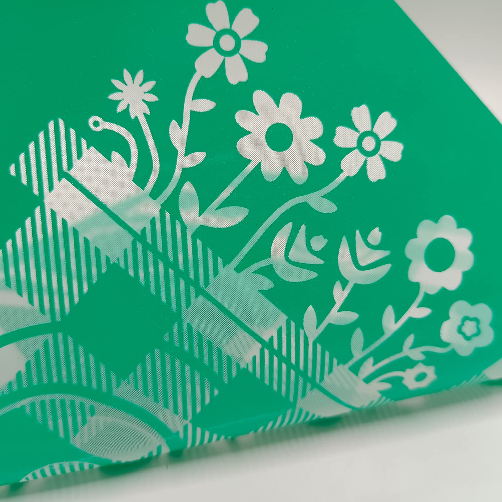 DGAGA Adhesive Silk Screen Stencils Reusable,Laundry Room Sign Stencils Chalk Mesh Stencils Screen Printing Stencils for Painting on Wood,DIY Home and Furniture Decoration