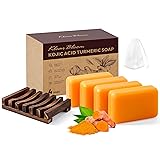 KlearBloom Kojic Acid Soap, Turmeric Soap Bar for