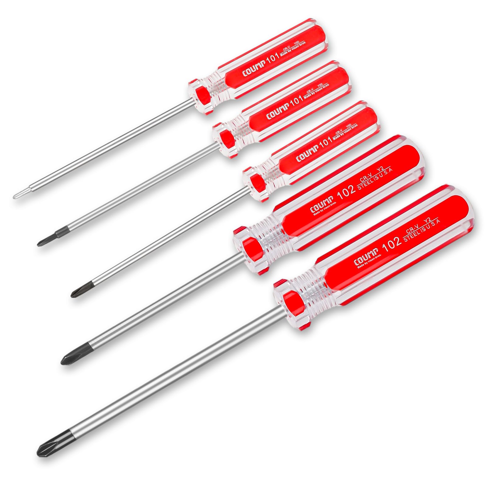 Mozeat Lens Triwing Screwdriver Set, 5-Piece, Magnetic Point, Y