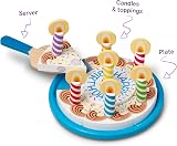 Melissa & Doug Birthday Party Cake Wooden Play Food Toy 3+ Gift view 6