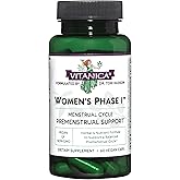Vitanica Women's Phase I, Premenstrual Support, Vegan, 60 Capsules