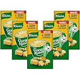 Knorr Goracy Kubek 4 Sery z Grzankami 4 Cheese Soup w Croutons 17g Bag (5-Pack)