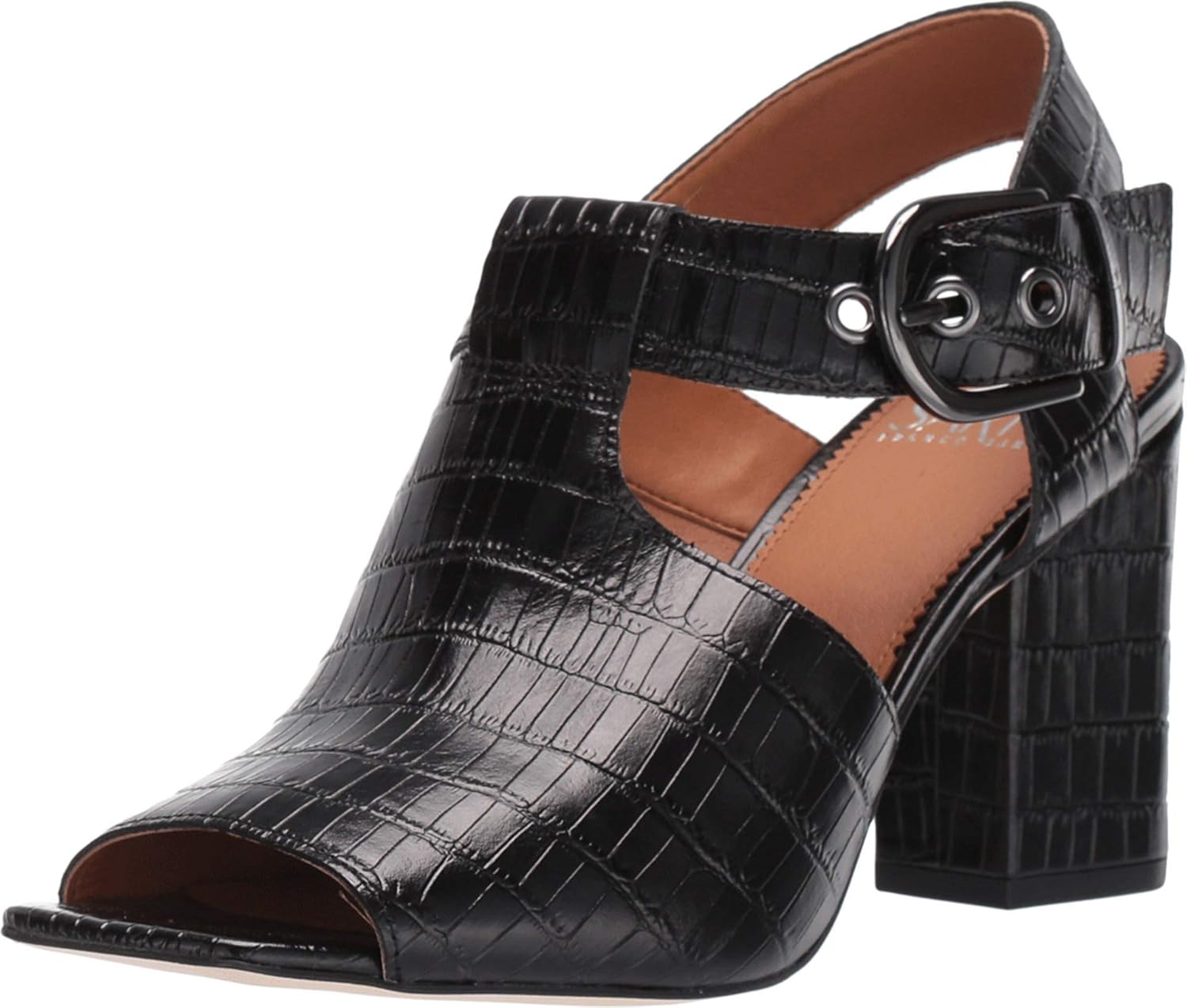 franco sarto black strappy sandals