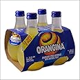 Orangina Sparkling Citrus Beverage with Pulp - 4 Glass Bottles - (Pack of 2))