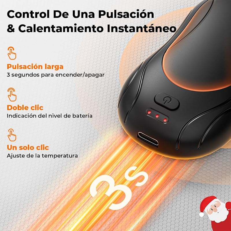 Calentador de Manos Recargable 2 en 1 Magnético para Diario — foto 3 de 8