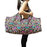 Aozora Yoga Mat Bag Large Yoga Mat Tote Sling Carrier with Pockets Fits Mats with Multi-Functional Storage Pockets Light and Durable