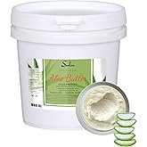SULU ORGANICS 7 Lbs Raw Cold Pressed Aloe Vera Butter- Cosmetic Grade-Cruelty Free-Vegan-Soap Making-Skin Care-Bulk Size