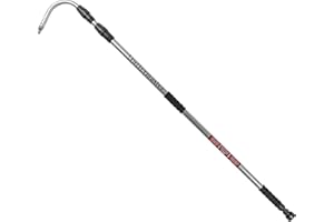 Guttermaster GM-CUR Classic Telescopic Water Fed Pole with Curved End, Connects to Most Garden Hoses, No Special Attachments 