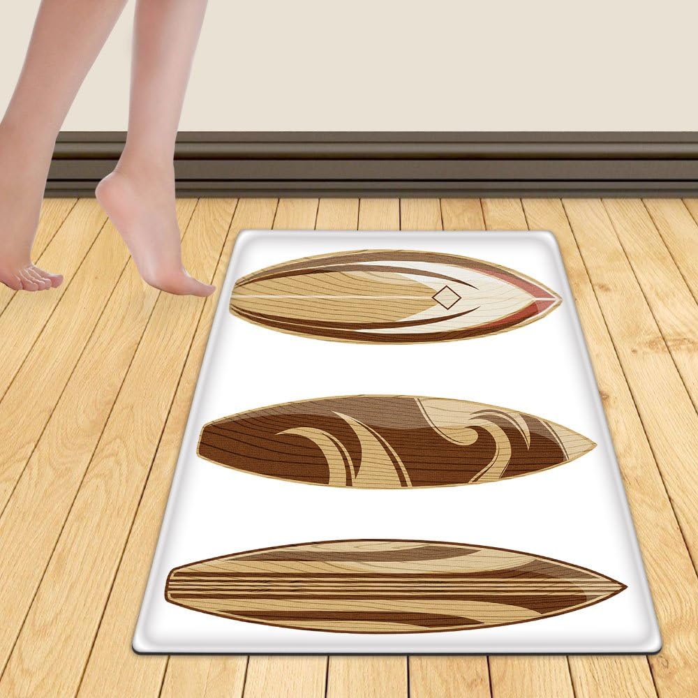 WelFriday custom door mats 147948500 wooden surfboards isolated on white background vector format very easy to edit no gradients only solid colors,W36 x L47 inch