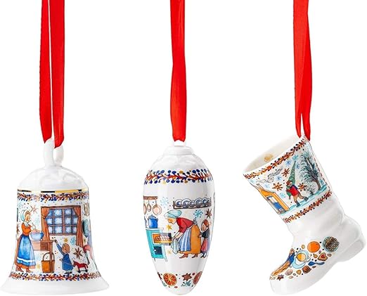 Weihnachten 2022 Hutschenreuther Hutschenreuther Glocke + Zapfen + Stiefel 2020 Weihnachtsbäckerei