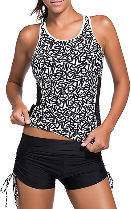 3 piece tankini swimsuit