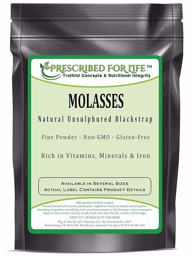 Molasses Natural NonGMO Unsulphured Blackstrap Molasses