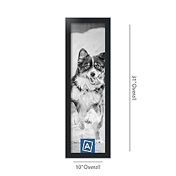 ArtToFrames 8x29 Inch Black Picture Frame, This