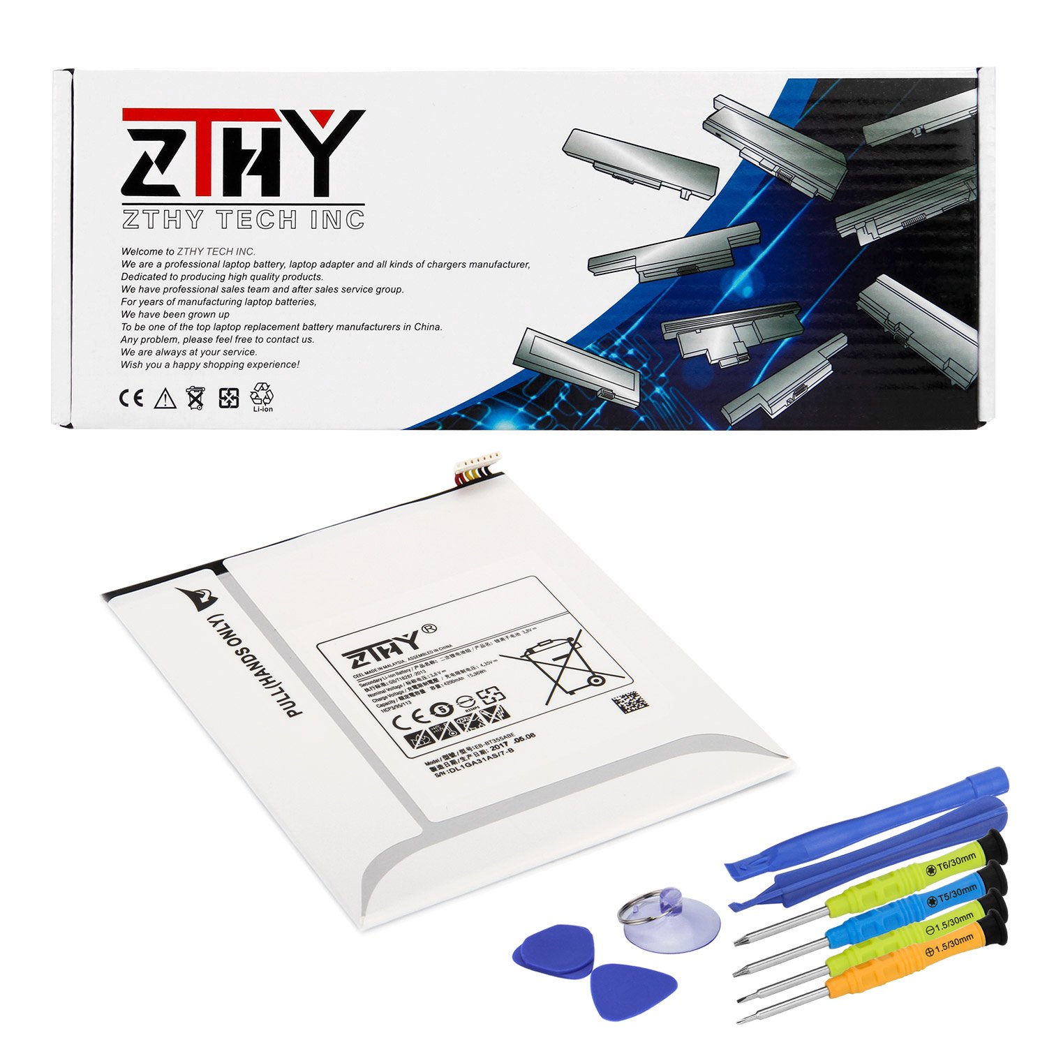 ZTHY Compatible EBBT355ABE Tablet Battery Replacement for Samsung