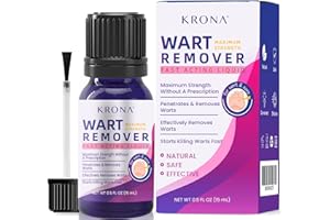 KRONA Fast Acting Gel Wart Remover: Wart Freeze Off - Wart Remover Freeze Off - Plantar Wart Remover for Feet - Wart Remover Maximum Strength for Plantars Wart H Warts Genital Wart Common Wart Flat Wart