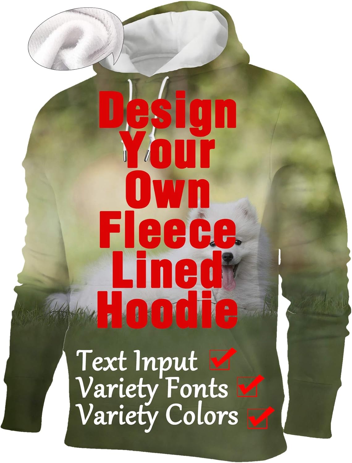 all over custom hoodie