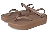 Teva Women's Flatform Sandal Slim, Caribou, 11