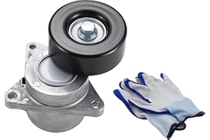 ATPPCCE 38284 Belt Tensioner Assembly With Pulley For 02-14 Nissan Altima/Sentra/Rogue/X-Trail OE# 119556N20B 11955-6N20C 119558J00A 11955-JA00A APV3023 534035910 VKM62002 VKM62057