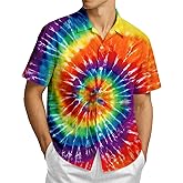 80s 90s Button Down Shirt,80s Outfit Funny Hawaiian Button Up Short Sleeve Shirts for Men