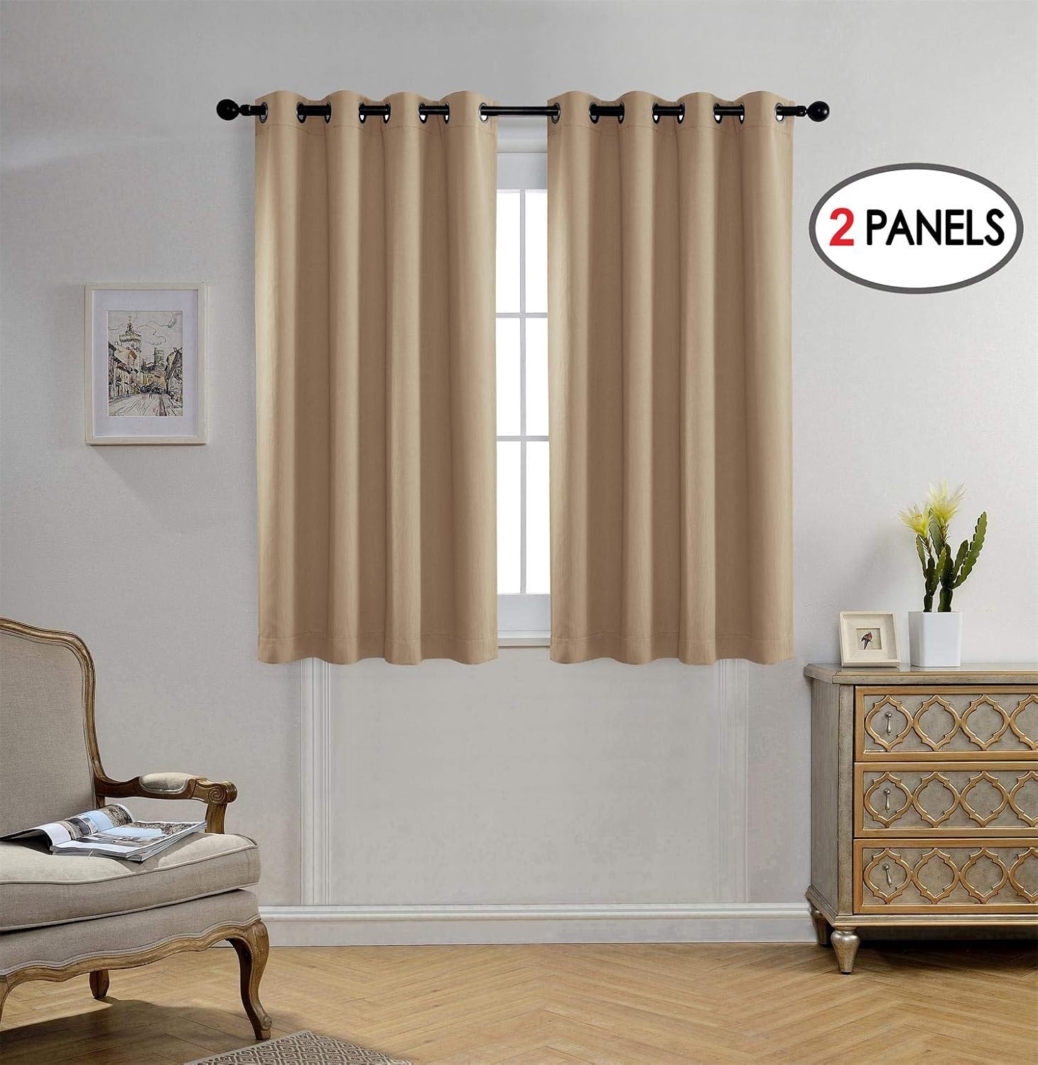 Best Black Kitchen Curtains Set 58 By 36