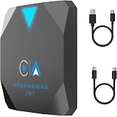 Android Auto Wireless Adapter, 2 in 1 Wireless CarPlay Adapter for iPhone, CarPlay Wireless Adapter Convert Wired to Wireless, Plug &amp; Play for Factory Wired CarPlay Cars - Fit from 2016 and iOS 10+