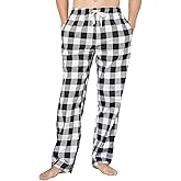 HiddenValor Mens Plaid Cotton Pajama Lounge Pants