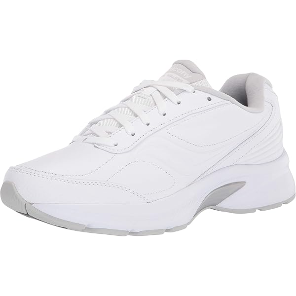 Saucony Echelon Walker 3 Mens 10.5 XW White Leather Walking Shoes S40209-1 Saucony Echelon Walker 3 Mens White Wide Width Walking Shoes  main image 4