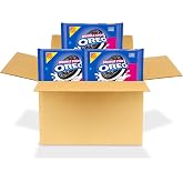 OREO Double Stuf Chocolate Sandwich Cookies, Family Size, 3 Packs | Always made with Real Cocoa, Certified Kosher, Bulk Cooki