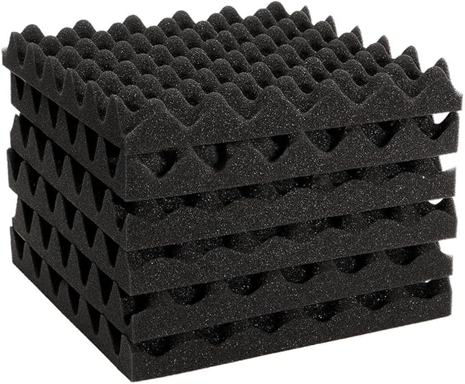 Romote 6pcs Ruido Espuma 30X30X4CM Insonorización